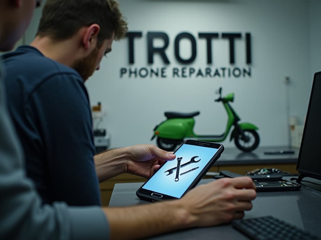 Réparation Batterie à Auvers-sur-Oise - TROTTIPHONE
