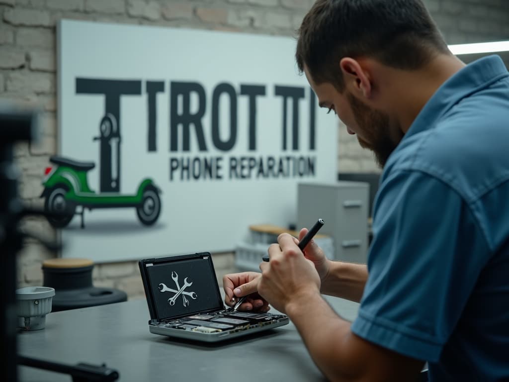 Réparation Batterie à Bray-et-Lû - TROTTIPHONE