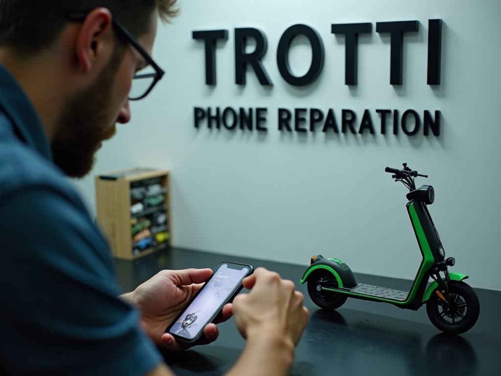 Réparation Batterie à Cergy - TROTTIPHONE