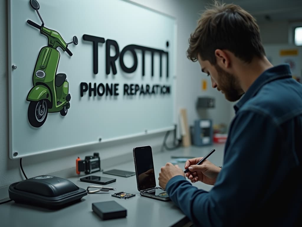 Réparation Batterie à Hédouville - TROTTIPHONE