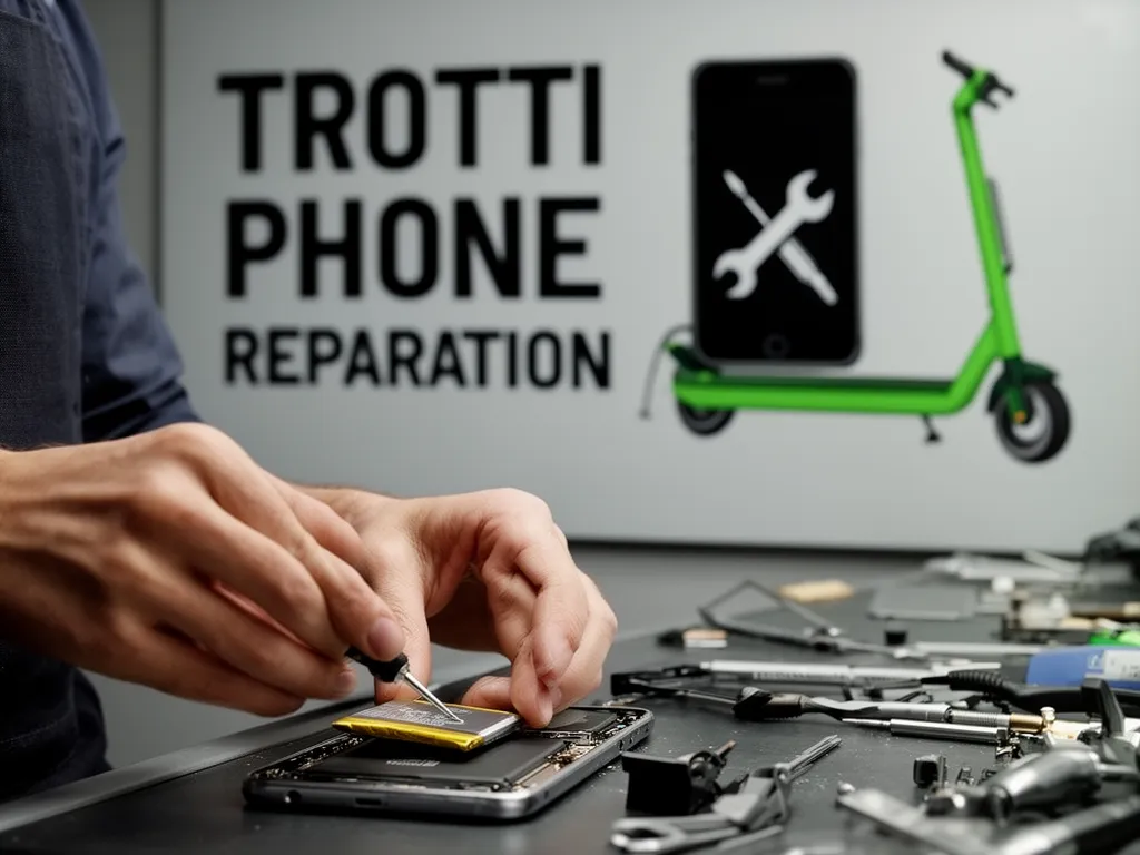 Réparation Batterie à La Roche-Guyon - TROTTIPHONE