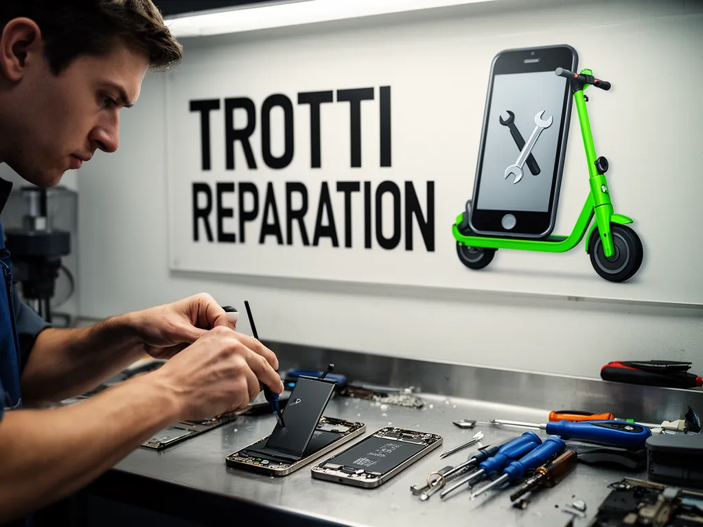 Réparation Batterie à Mours - TROTTIPHONE