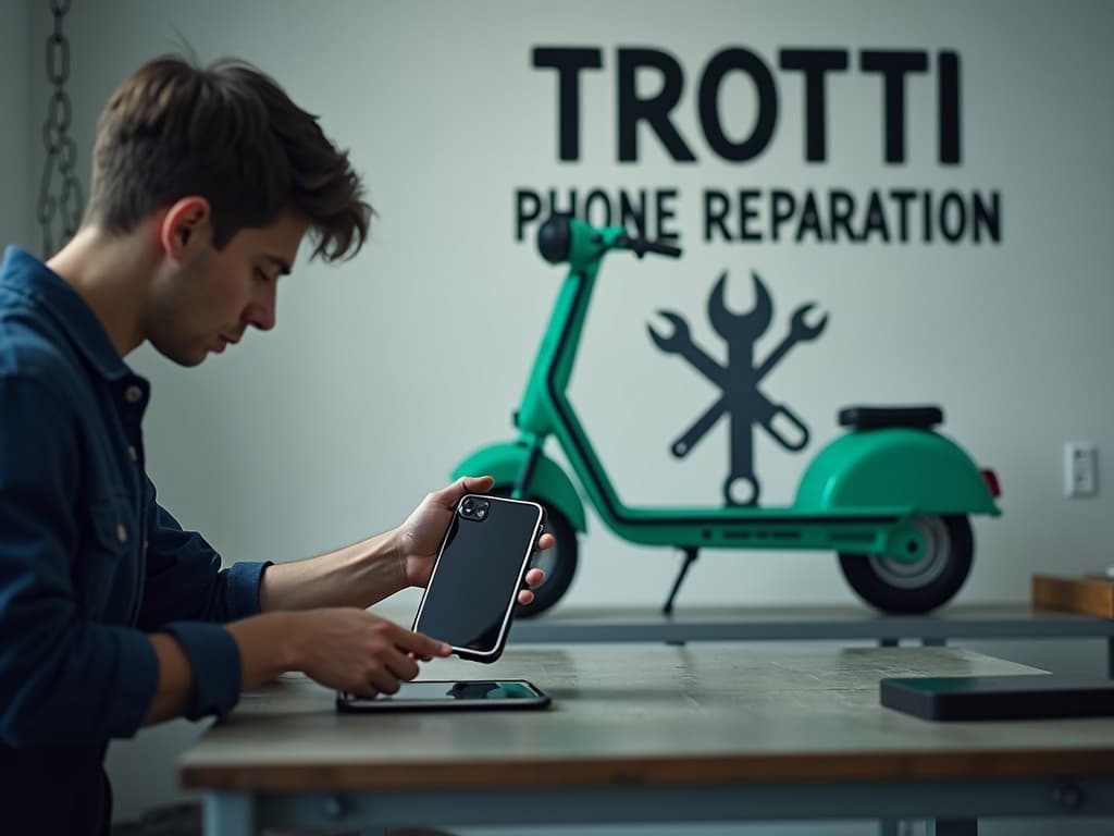 Réparation Batterie à Bray-et-Lû - TROTTIPHONE