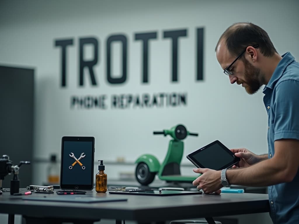Réparation Batterie à Cergy - TROTTIPHONE