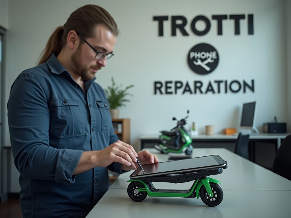 Réparation Batterie à Condécourt - TROTTIPHONE