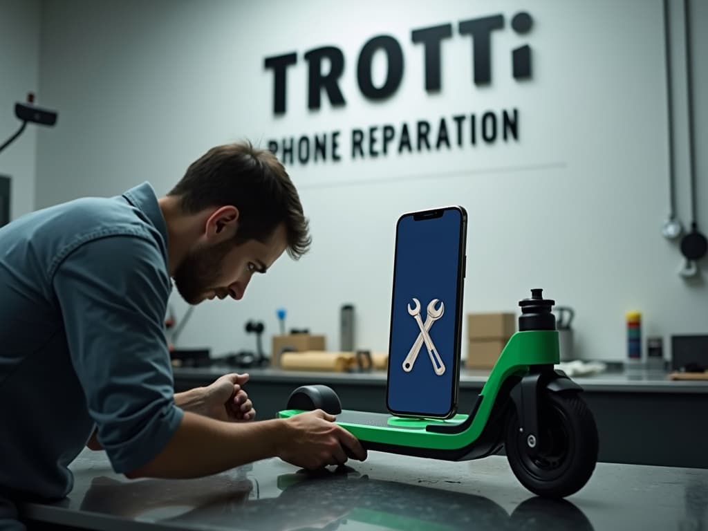 Réparation Batterie à Aincourt - TROTTIPHONE