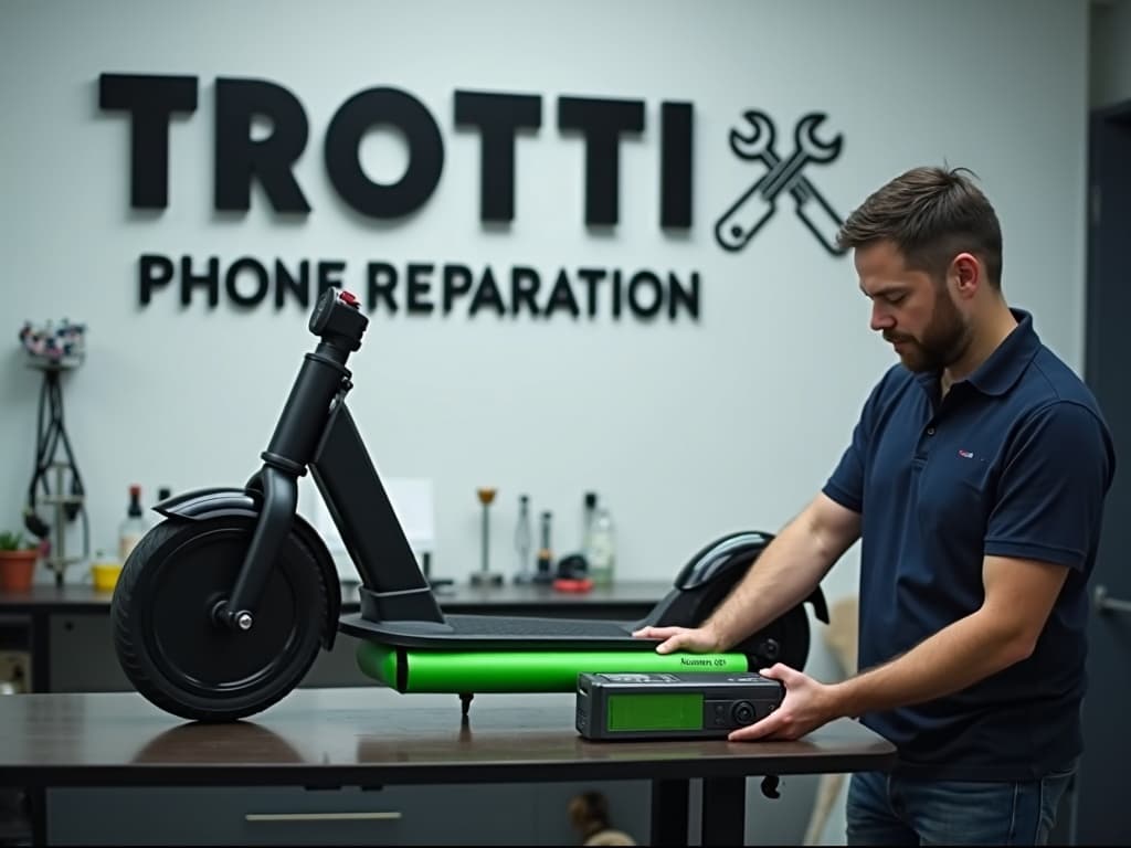 Réparation Batterie à Bréançon - TROTTIPHONE