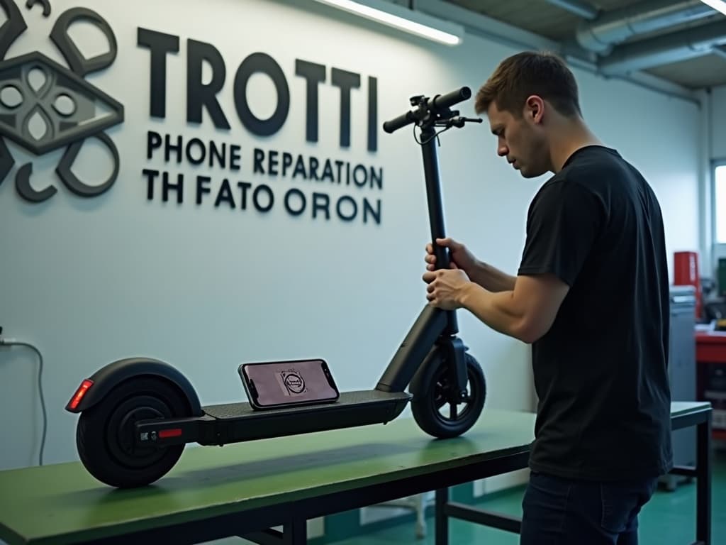 Réparation Batterie à Chérence - TROTTIPHONE