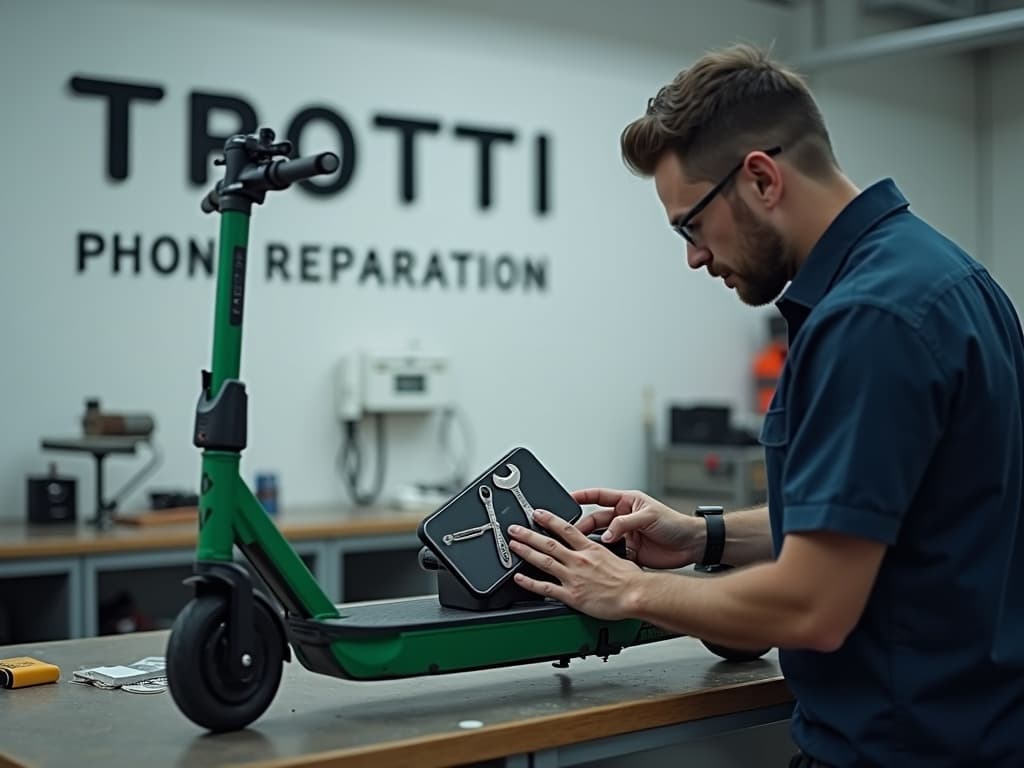 Réparation Batterie à Écouen - TROTTIPHONE