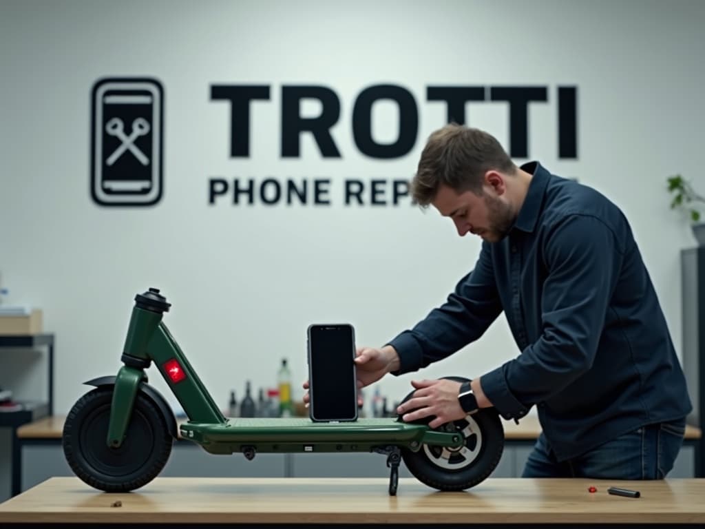 Réparation Batterie à Énerville - TROTTIPHONE