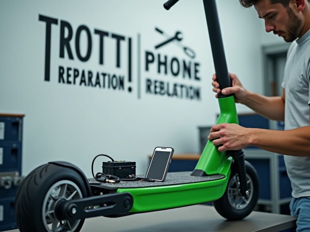 Réparation Batterie à L'Isle-Adam - TROTTIPHONE