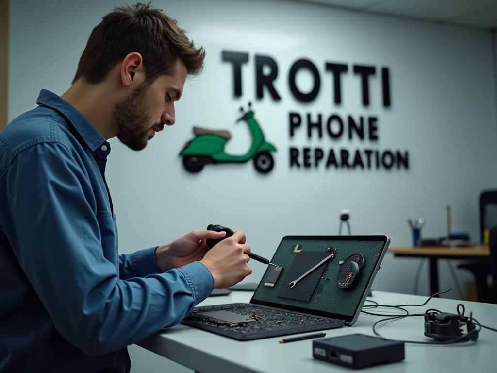 Réparation Connecteur de charge à Écouen - TROTTIPHONE