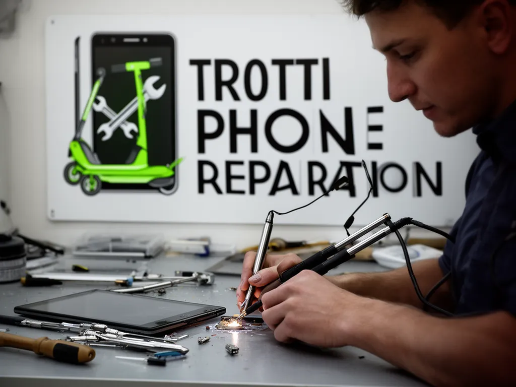 Réparation Connecteur de charge à Le Perchay - TROTTIPHONE