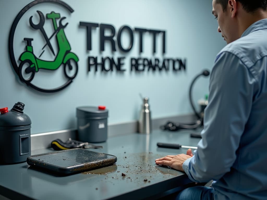 Réparation Désoxydation (eau) à Andrésy - TROTTIPHONE