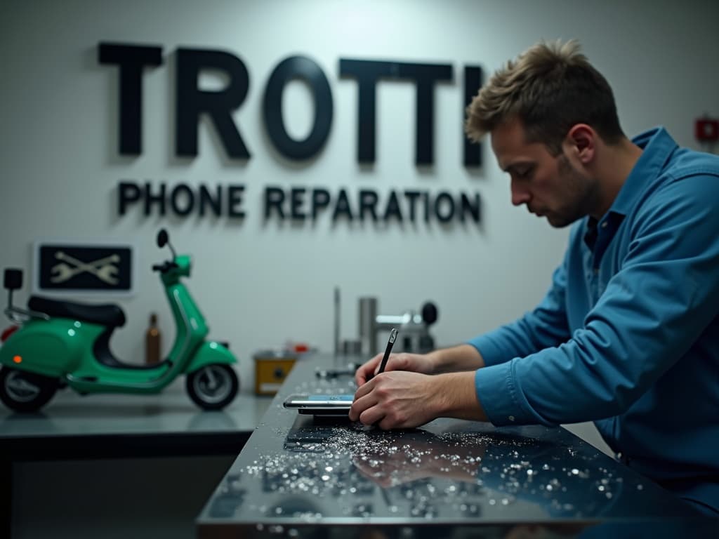 Réparation Désoxydation (eau) à Fosses - TROTTIPHONE
