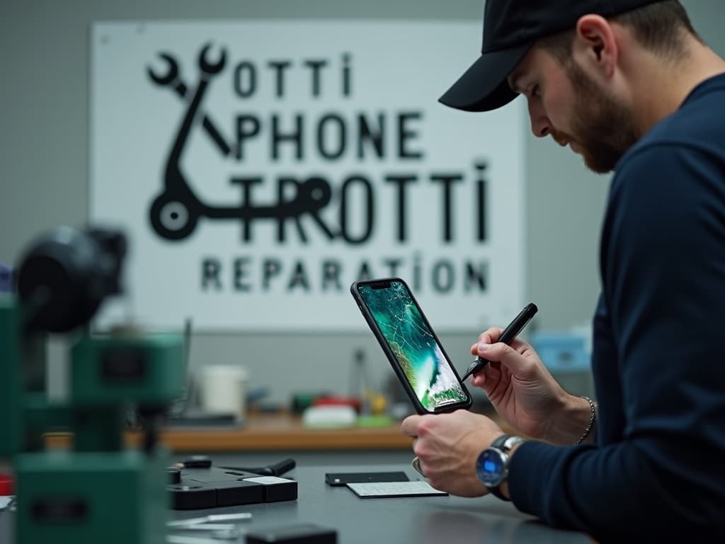 Réparation Écran / Vitre tactile à Ableiges - TROTTIPHONE