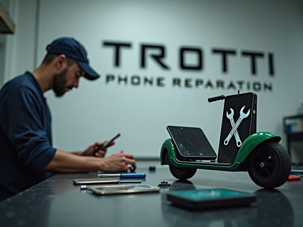 Réparation Écran / Vitre tactile à Ambleville - TROTTIPHONE