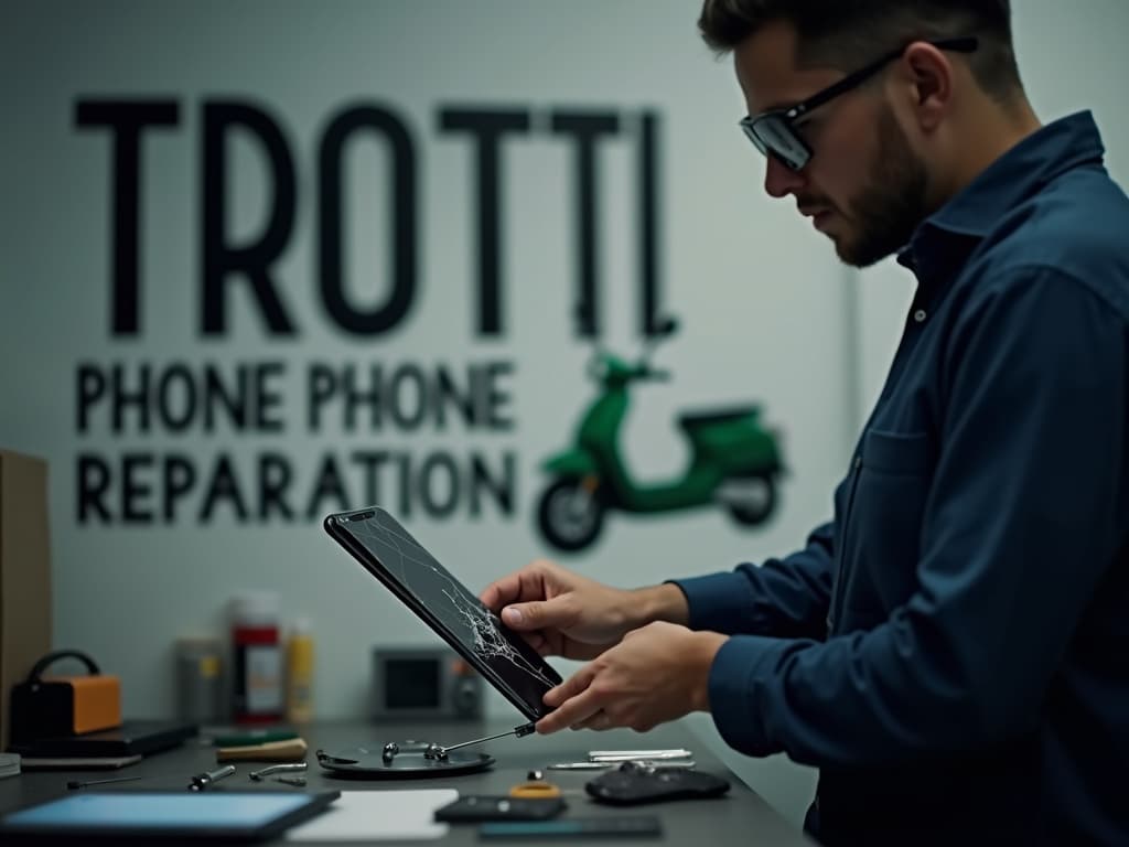 Réparation Écran / Vitre tactile à Amenucourt - TROTTIPHONE