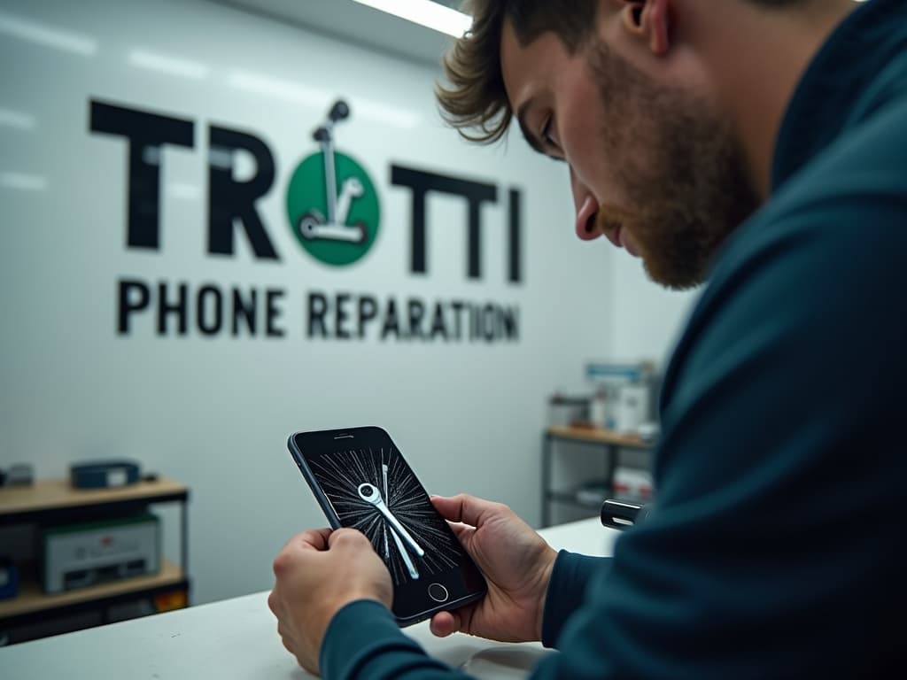 Réparation Écran / Vitre tactile à Arthies - TROTTIPHONE