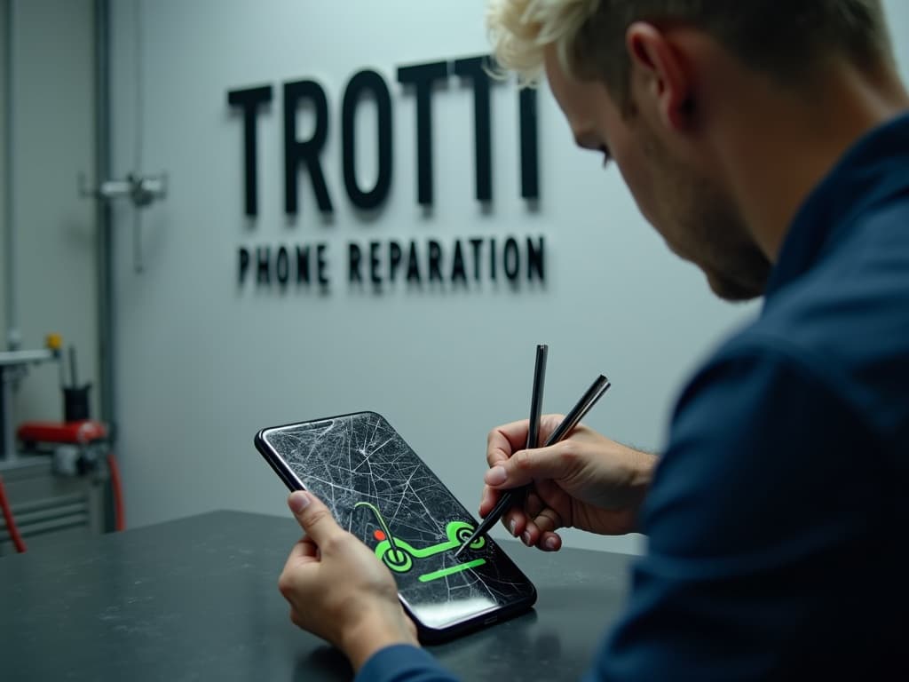 Réparation Écran / Vitre tactile à Baillet-en-France - TROTTIPHONE