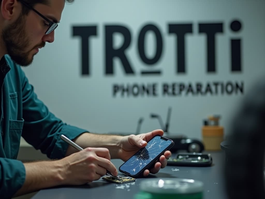 Réparation Écran / Vitre tactile à Bernes-sur-Oise - TROTTIPHONE