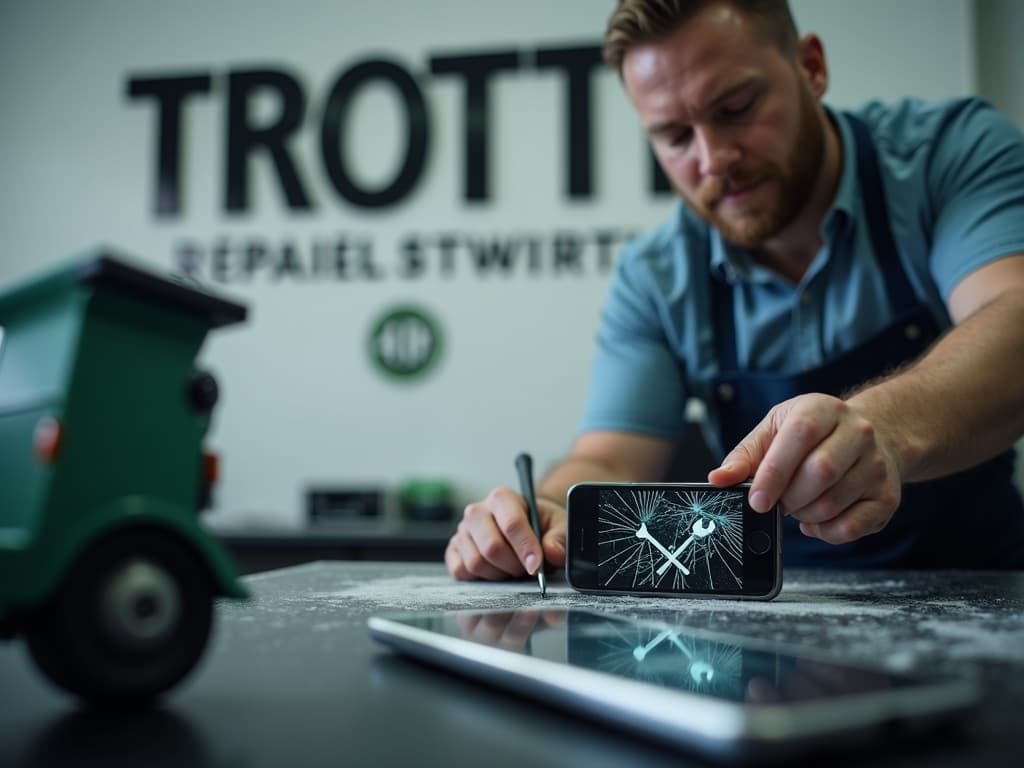 Réparation Écran / Vitre tactile à Boissy-l'Aillerie - TROTTIPHONE