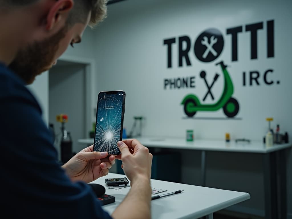 Réparation Écran / Vitre tactile à Bréançon - TROTTIPHONE