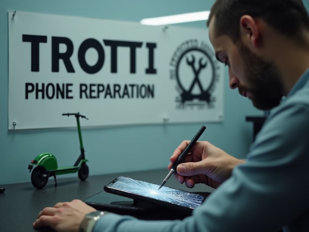 Réparation Écran / Vitre tactile à Chérence - TROTTIPHONE