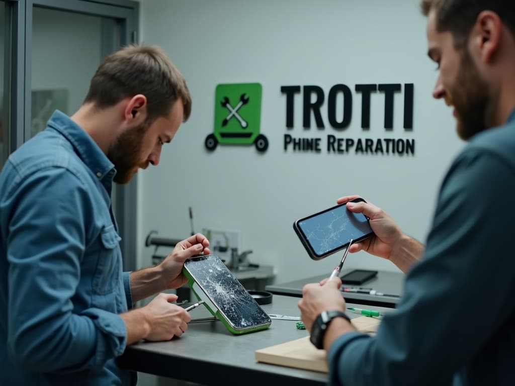 Réparation Écran / Vitre tactile à Deuil-la-Barre - TROTTIPHONE