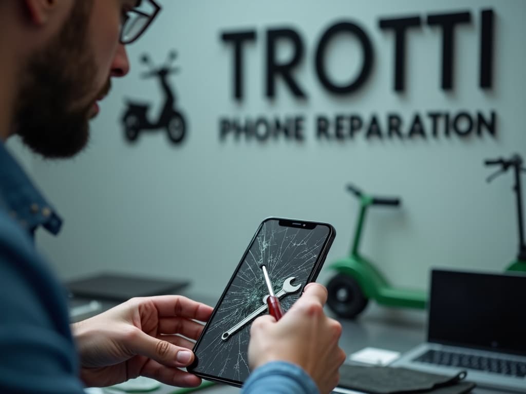 Réparation Écran / Vitre tactile à Frépillon - TROTTIPHONE