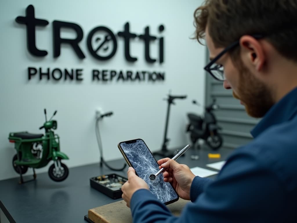 Réparation Écran / Vitre tactile à Frouville - TROTTIPHONE