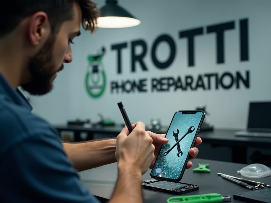 Réparation Écran / Vitre tactile à Osny - TROTTIPHONE