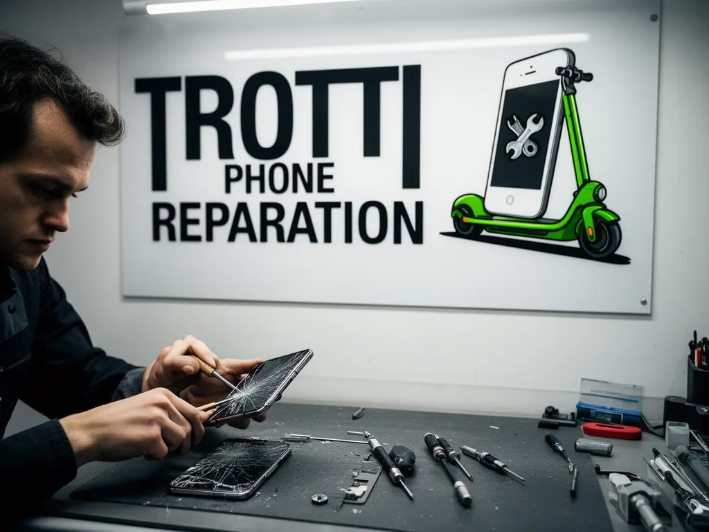 Réparation Écran / Vitre tactile à Sagy - TROTTIPHONE