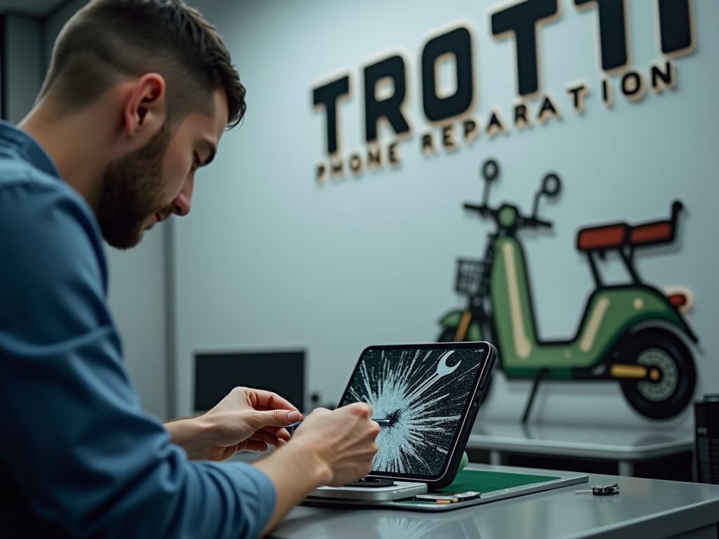 Réparation Écran / Vitre tactile à Bonneuil-en-France - TROTTIPHONE