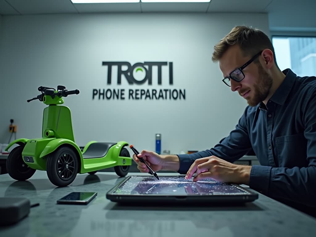 Réparation Écran / Vitre tactile à Gouzangrez - TROTTIPHONE