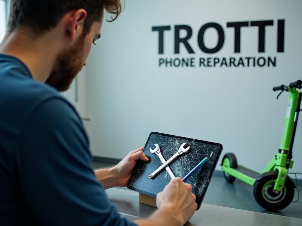 Réparation Écran / Vitre tactile à La Chapelle-en-Vexin - TROTTIPHONE