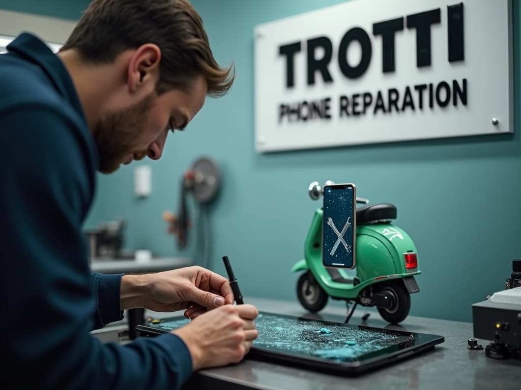 Réparation Écran / Vitre tactile à Osny - TROTTIPHONE