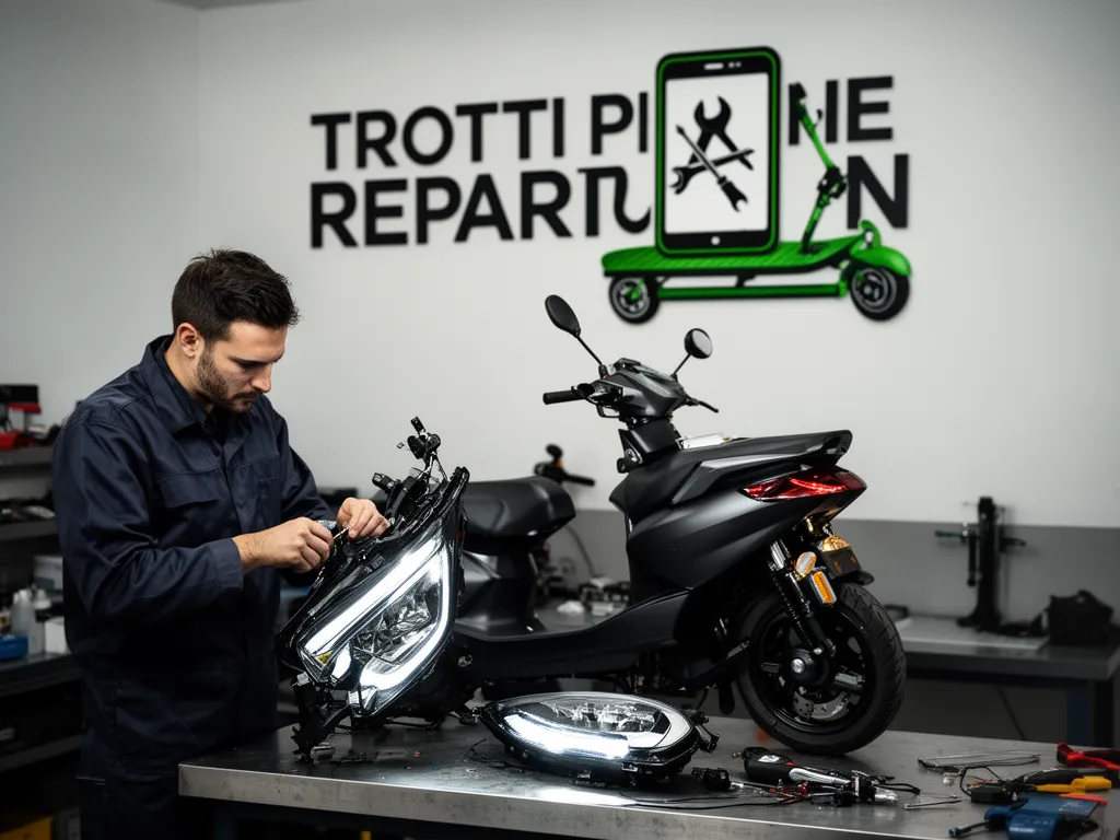 Réparation Feux avant/arrière à Labbeville - TROTTIPHONE