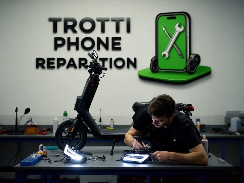 Réparation Feux avant/arrière à Le Perchay - TROTTIPHONE