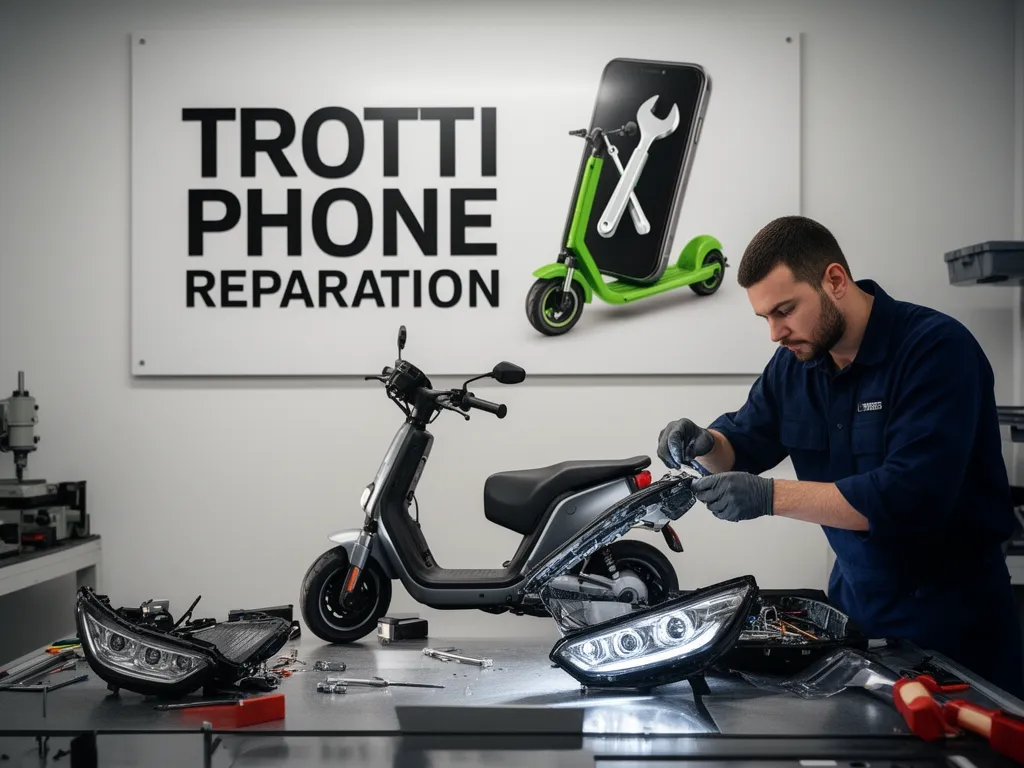 Réparation Feux avant/arrière à Le Plessis-Gassot - TROTTIPHONE