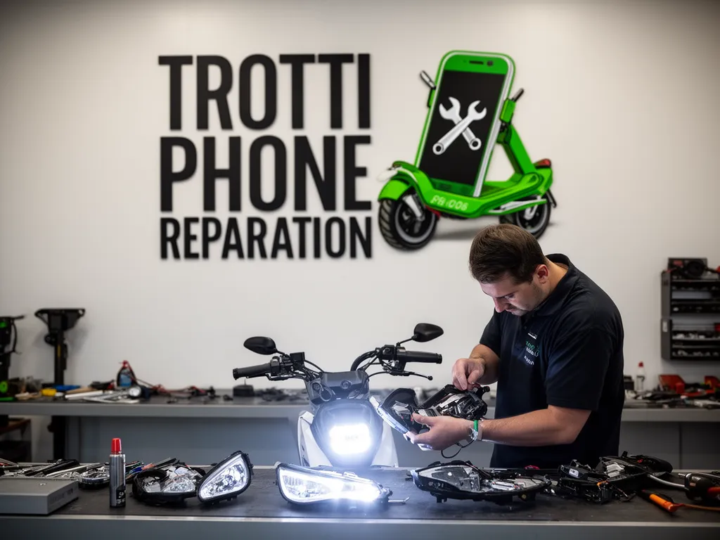 Réparation Feux avant/arrière à Louvres - TROTTIPHONE