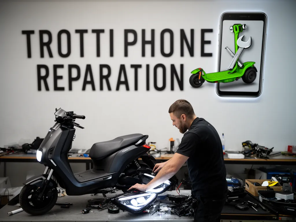 Réparation Feux avant/arrière à Marines - TROTTIPHONE