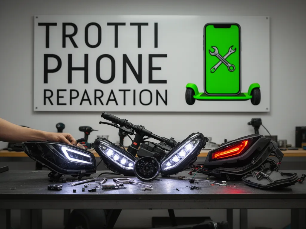 Réparation Feux avant/arrière à Mours - TROTTIPHONE