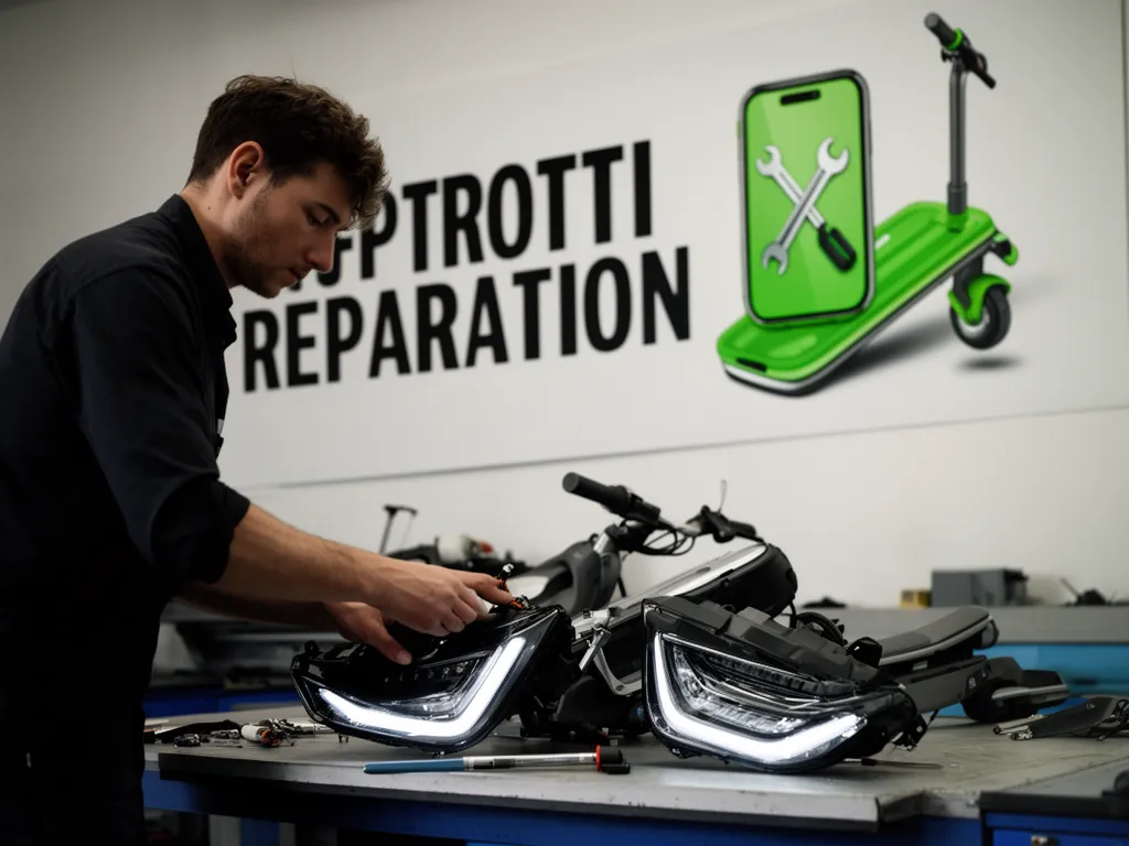 Réparation Feux avant/arrière à Vallangoujard - TROTTIPHONE