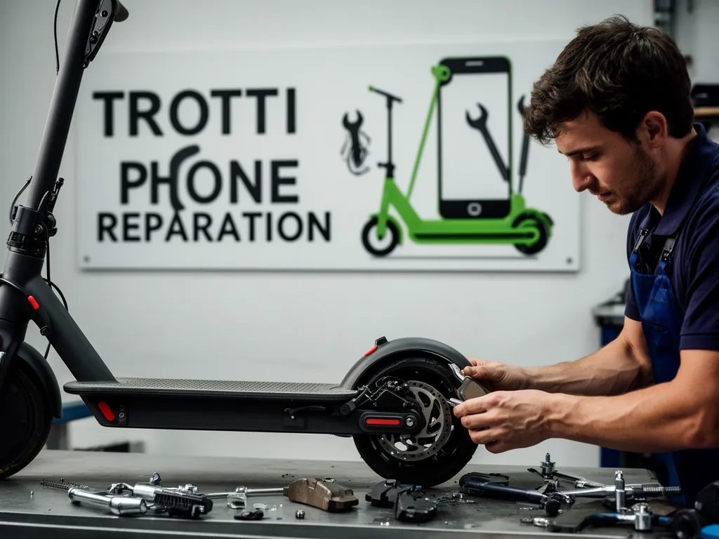 Réparation Freins à Menouville - TROTTIPHONE