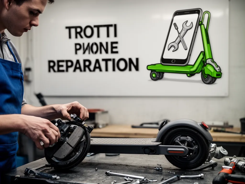 Réparation Freins à Villaines-sous-Bois - TROTTIPHONE