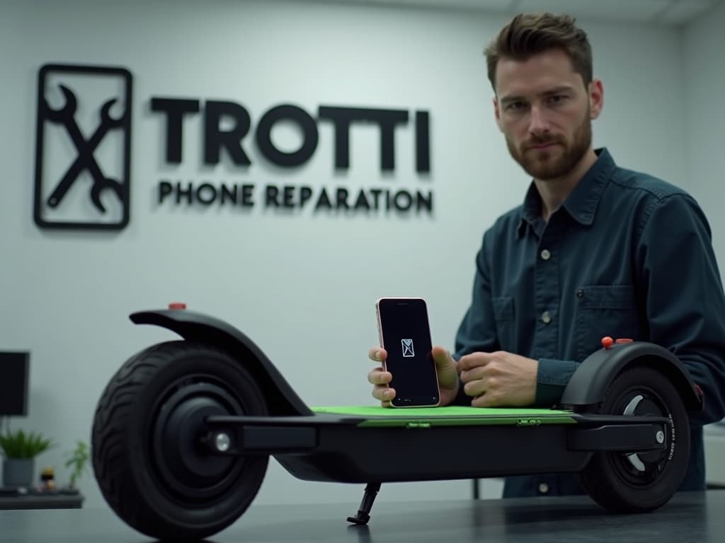 Réparation Moteur à Cergy - TROTTIPHONE