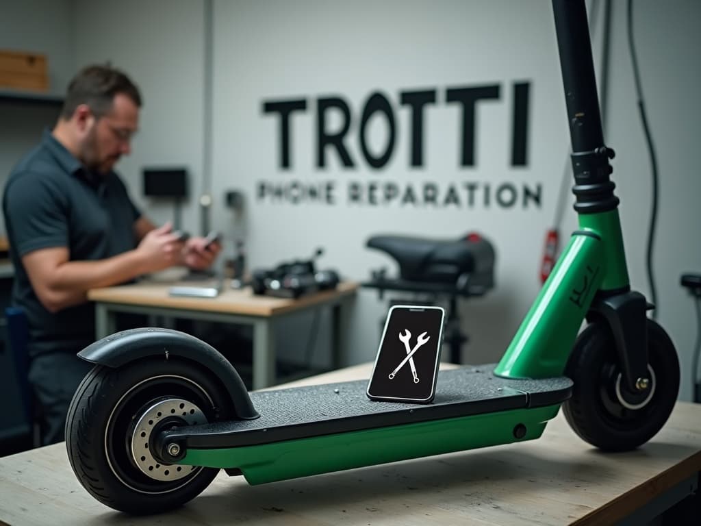 Réparation Pneus / Chambre à air à Amenucourt - TROTTIPHONE