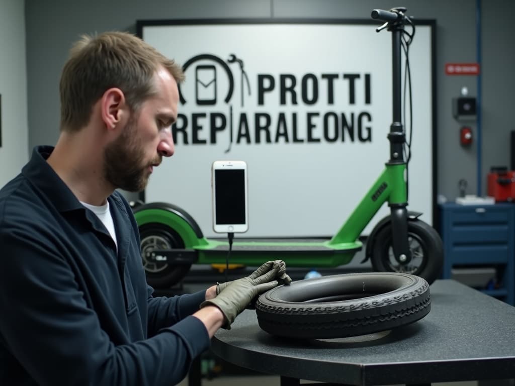 Réparation Pneus / Chambre à air à Arronville - TROTTIPHONE