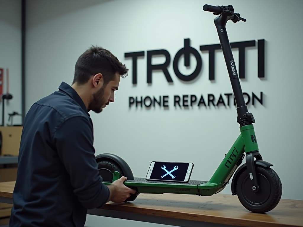 Réparation Pneus / Chambre à air à Arthies - TROTTIPHONE